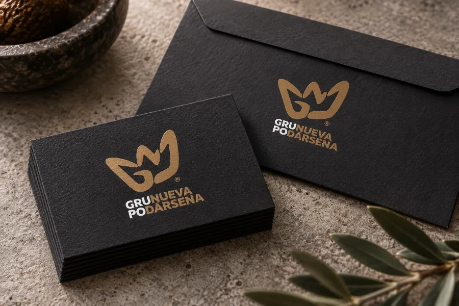 Grupo Nueva Dársena · identidad: tarjetas