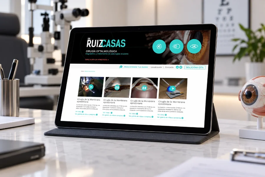 Dr. Diego Ruiz Casas · web: galería en la tableta