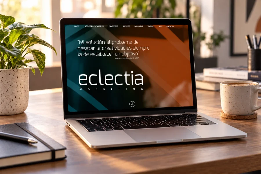 Eclectia · identidad y web: web