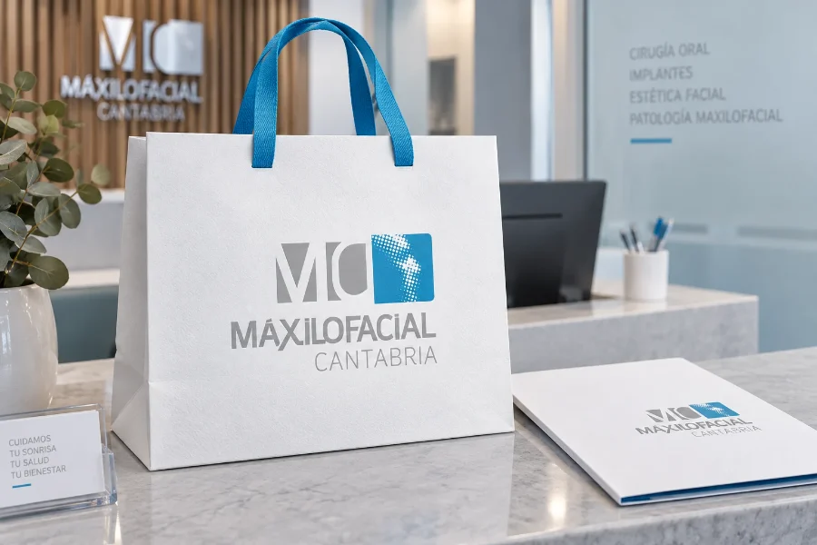 Maxilofacial Cantabria · identidad: bolsa de documentación