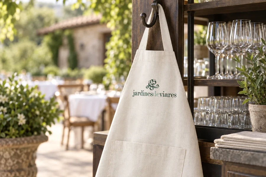 Jardines de Viares · identidad: delantal
