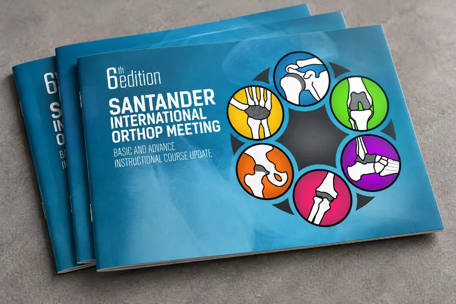 Dr. Luis Pérez Carro · Santander International Orthop Meeting: folleto del congreso