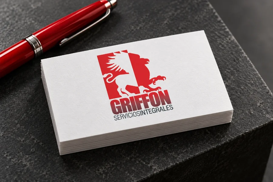 Griffon · identidad y web: tarjetas