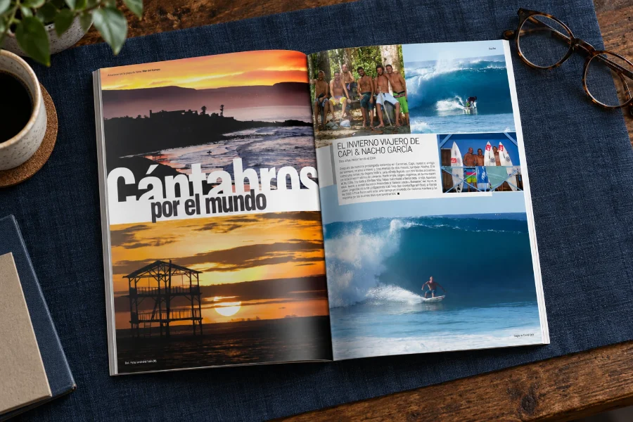 SURFland · revista de surf de Cantabria: doble página
