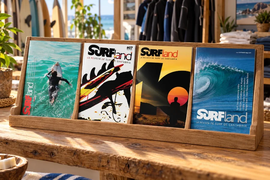 SURFland · revista de surf de Cantabria: expositor