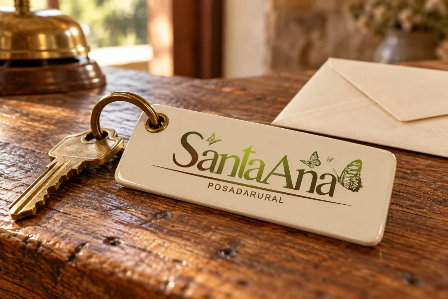 Posada Santa Ana · logotipo: llavero