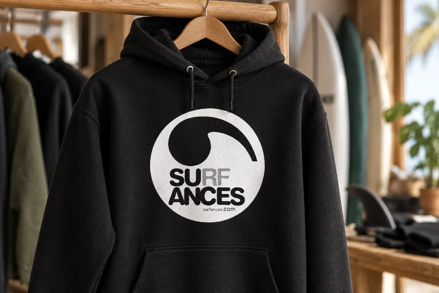 Surfances · logotipo: sudadera