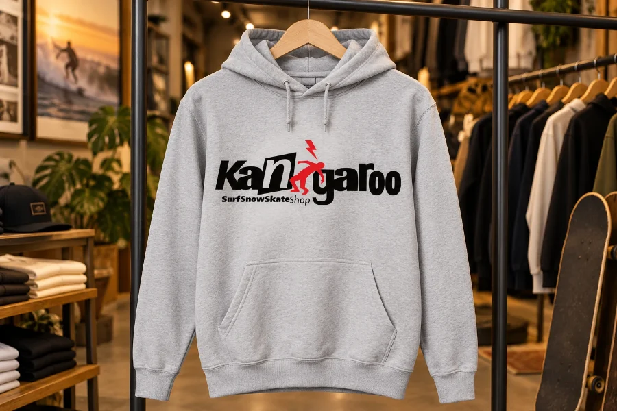 Kangaroo · logotipo: sudadera