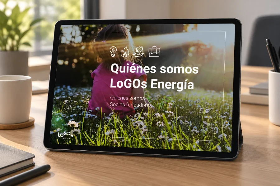 LoGOs Energía · presentación corporativa 2023: tableta