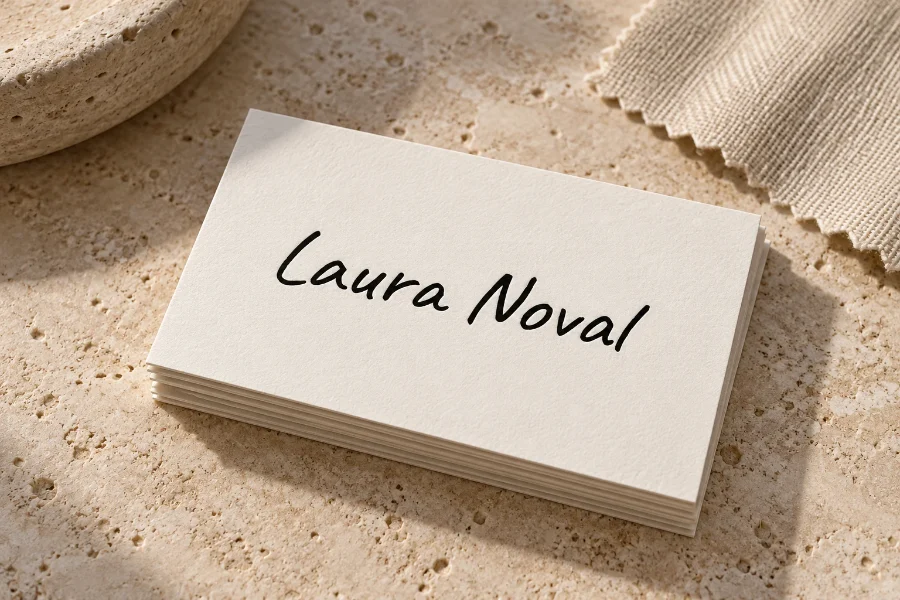 Laura Noval · identidad: tarjeta