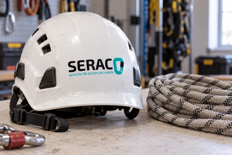 SERAC · identidad y aplicaciones: casco