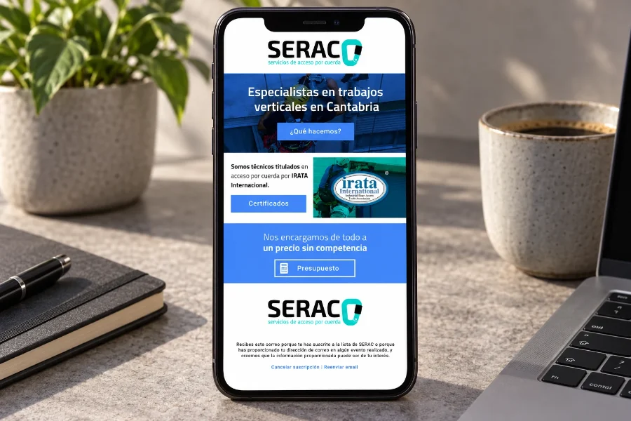 SERAC · identidad y aplicaciones: boletín