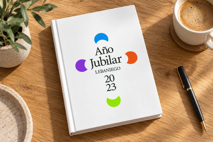 Año Jubilar Lebaniego 2023 · sello: cuaderno