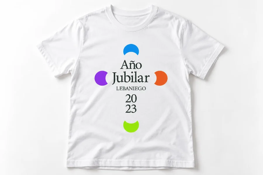 Año Jubilar Lebaniego 2023 · sello: camiseta