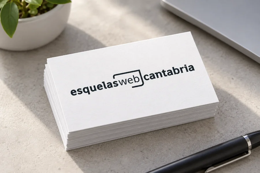 Esquelasweb Cantabria · identidad: tarjeta