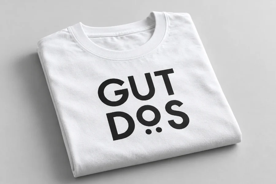 Gutdos · aplicaciones promocionales: camiseta