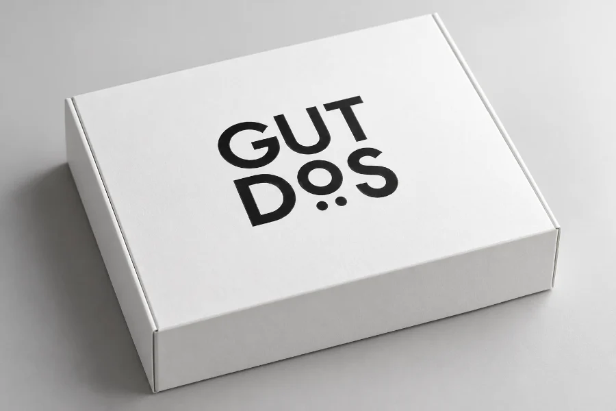 Gutdos · aplicaciones promocionales: caja