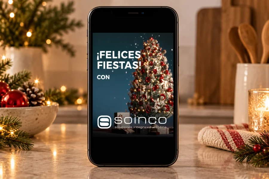 Cocinas Soinco · felicitación de Navidad 2023: móvil