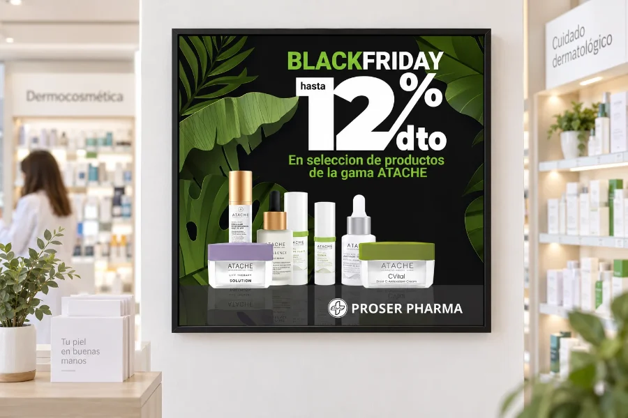 Proserpharma · Black Friday 2023: cartel de Atache