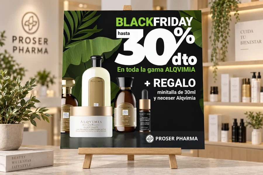 Proserpharma · Black Friday 2023: panel de Alqvimia