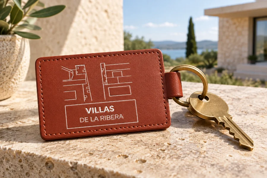 Villas de la Ribera · identidad y guía: llavero