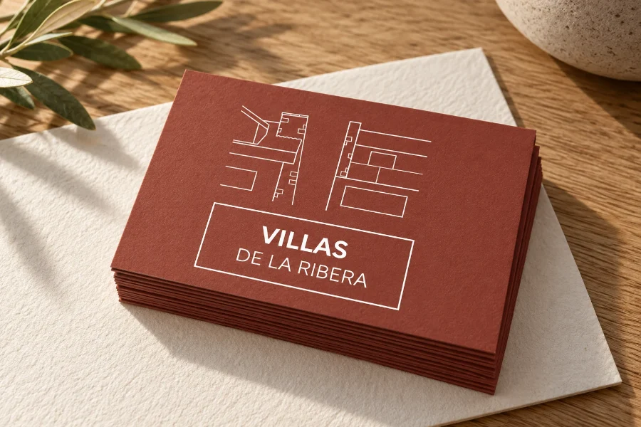 Villas de la Ribera · identidad y guía: tarjetas