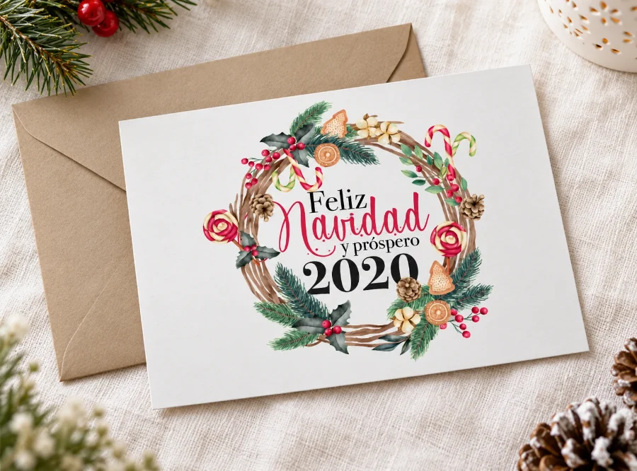 Posada Seis Leguas · reserva directa y felicitación: felicitación impresa