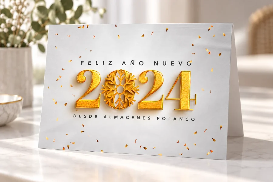 Almacenes Polanco · campañas y felicitación: tarjeta