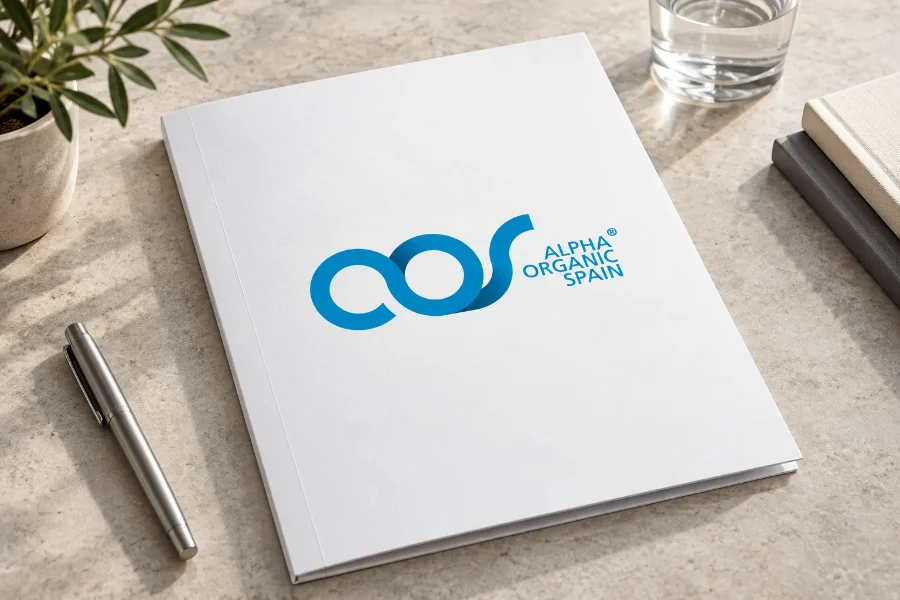 AOS Alpha Organic Spain · identidad: carpeta