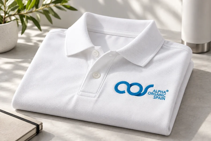 AOS Alpha Organic Spain · identidad: polo