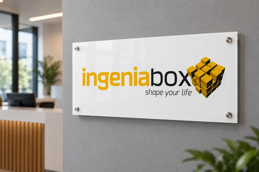 ingeniaBOX · identidad: rótulo