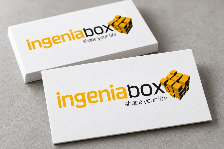 ingeniaBOX · identidad: tarjetas