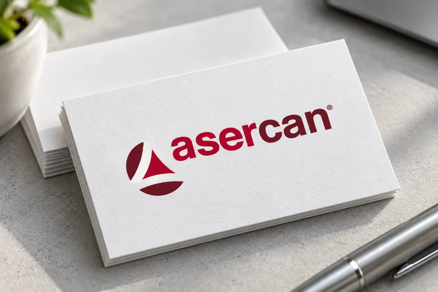 Asercan · identidad: tarjetas