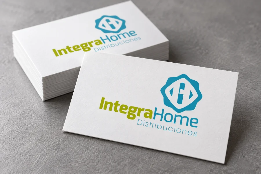 IntegraHome Distribuciones · identidad: tarjetas