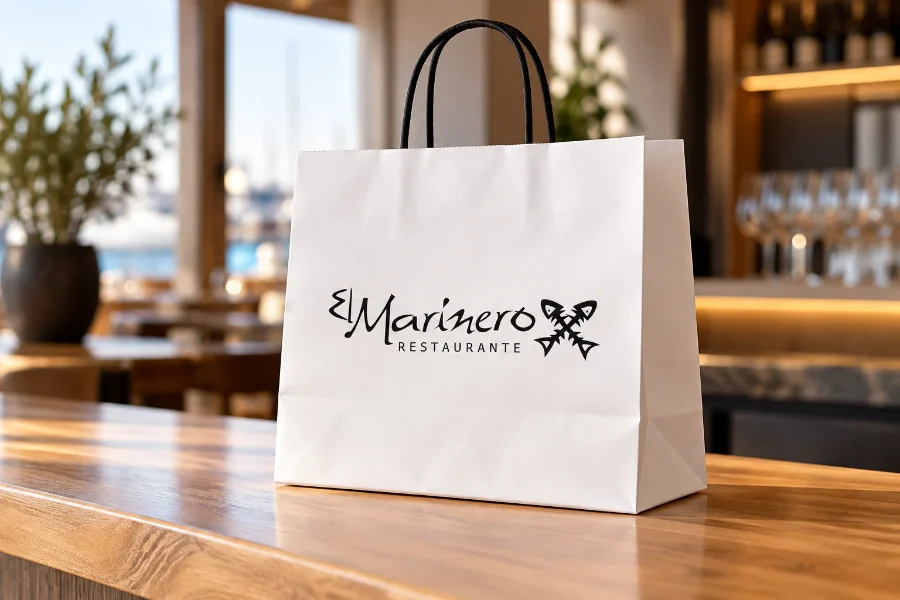 El Marinero · identidad y carta: bolsa