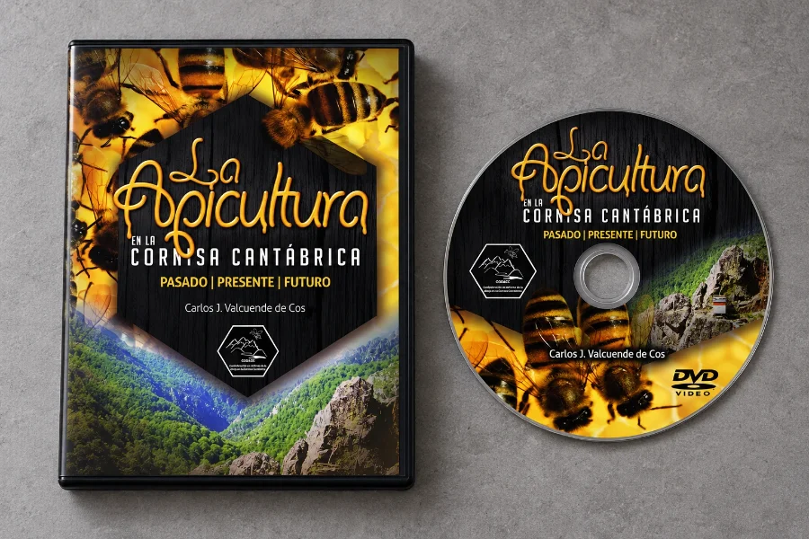 Carlos J. Valcuende de Cos · «La Apicultura»: estuche y disco