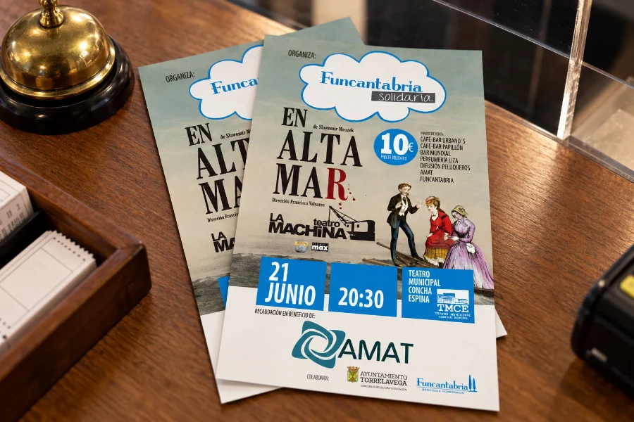 Funcantabria · campañas solidarias: folleto impreso