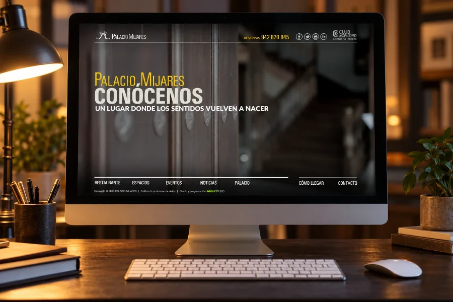 Palacio Mijares · diseño web 2013: web