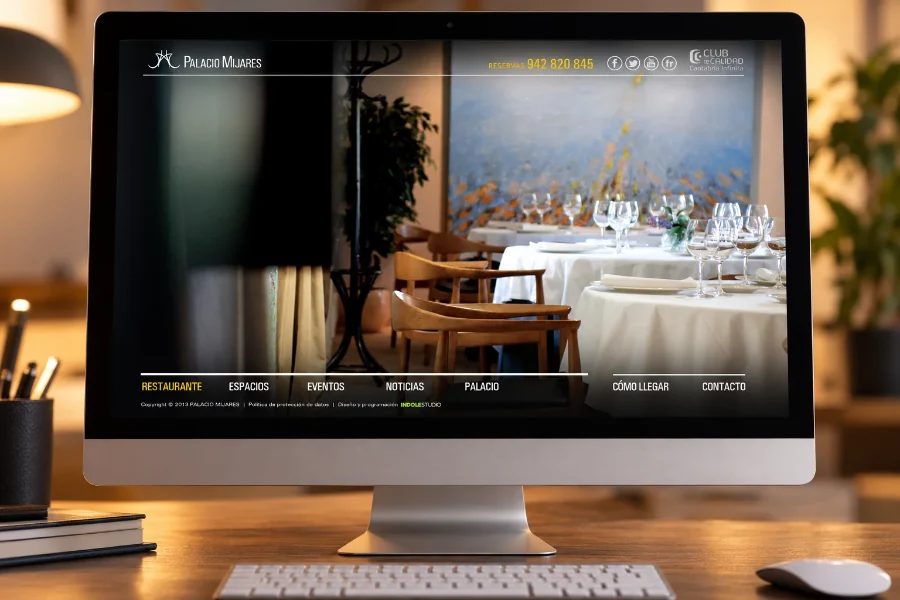 Palacio Mijares · diseño web 2013: web en pantalla (2 de 2)