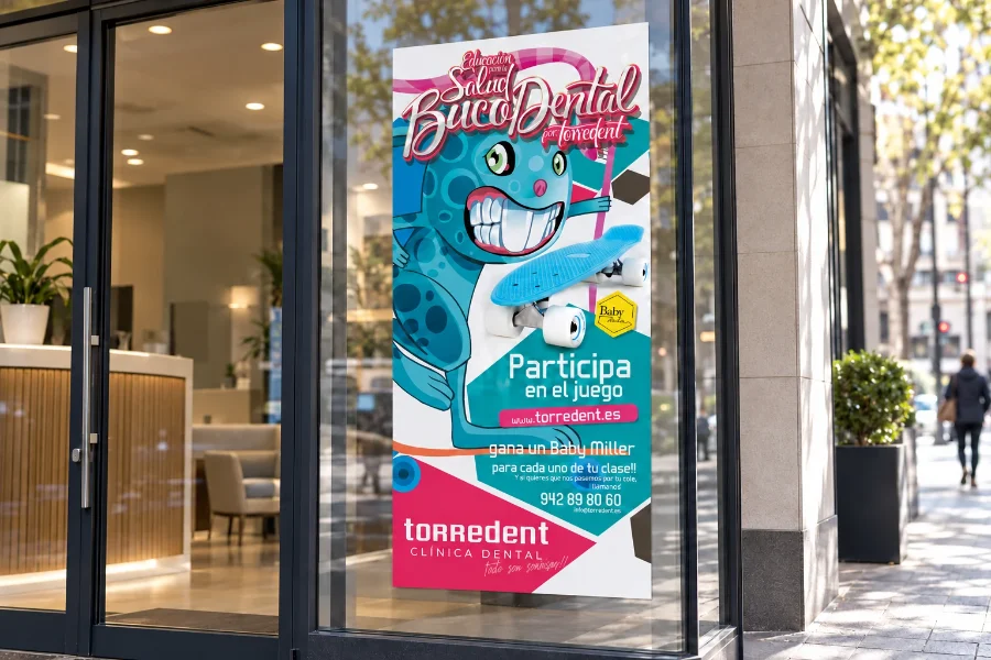 Torredent · campaña de salud bucodental: cartel