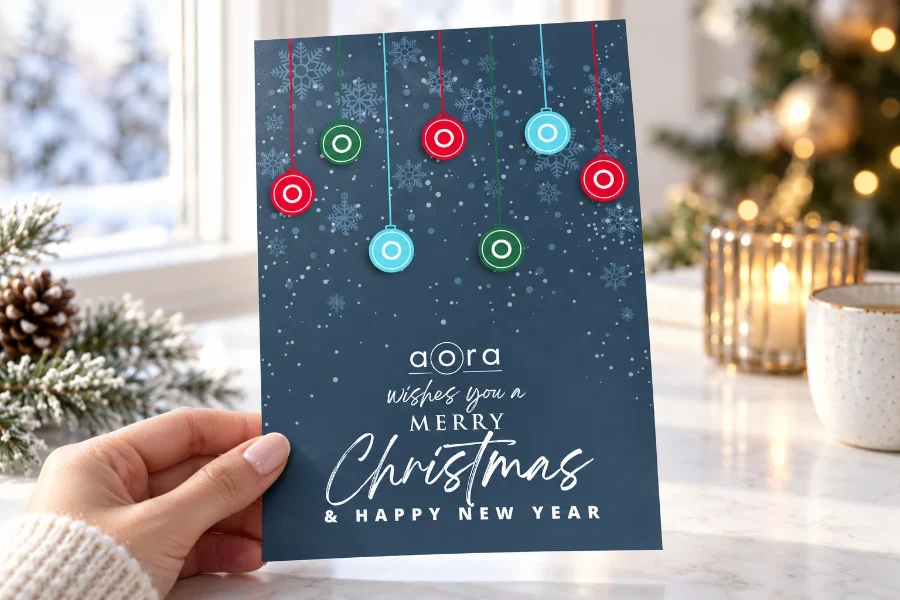 AORA · Black Free Days y felicitación de Navidad: felicitación impresa (1 de 3)