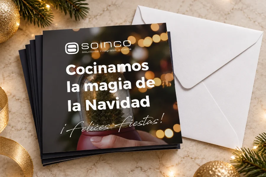 Cocinas Soinco · felicitaciones de Navidad 2020-2024: felicitación impresa (1 de 2)