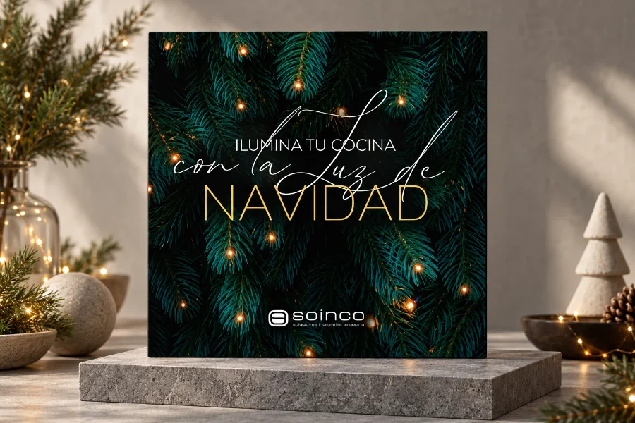 Cocinas Soinco · felicitaciones de Navidad 2020-2024: felicitación en panel