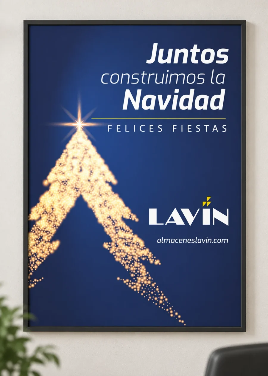 Lavín · felicitaciones de Navidad 2019-2024: felicitación enmarcada (3 de 3)