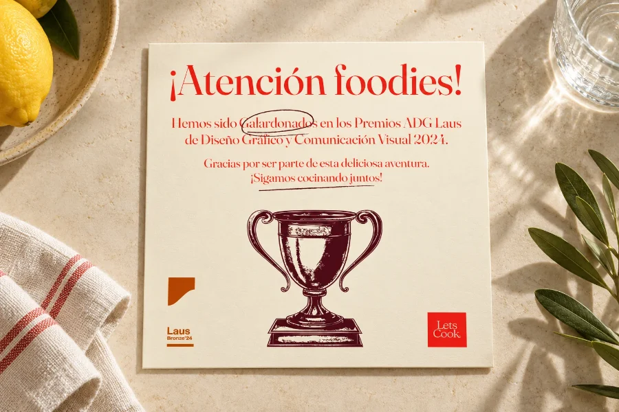 Let’s Cook · premio ADG Laus de bronce: publicación impresa