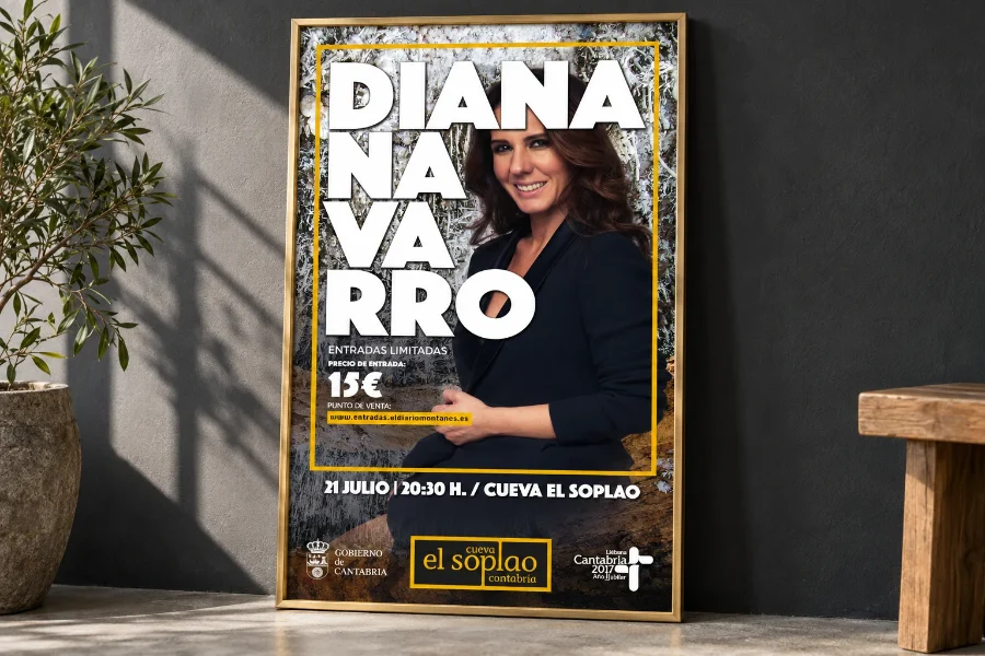 El Soplao · conciertos 2017: cartel enmarcado (1 de 4)