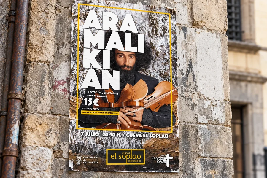 El Soplao · conciertos 2017: cartel impreso (2 de 4)