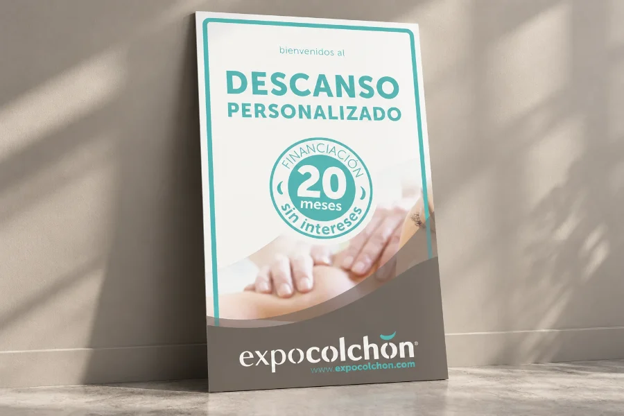 Expocolchón · paneles de descanso 2017: cartel impreso