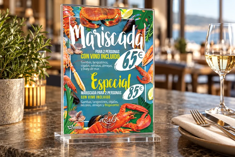 Hotel Mar Azul · Domingos musicales y restauración 2017: carta impresa