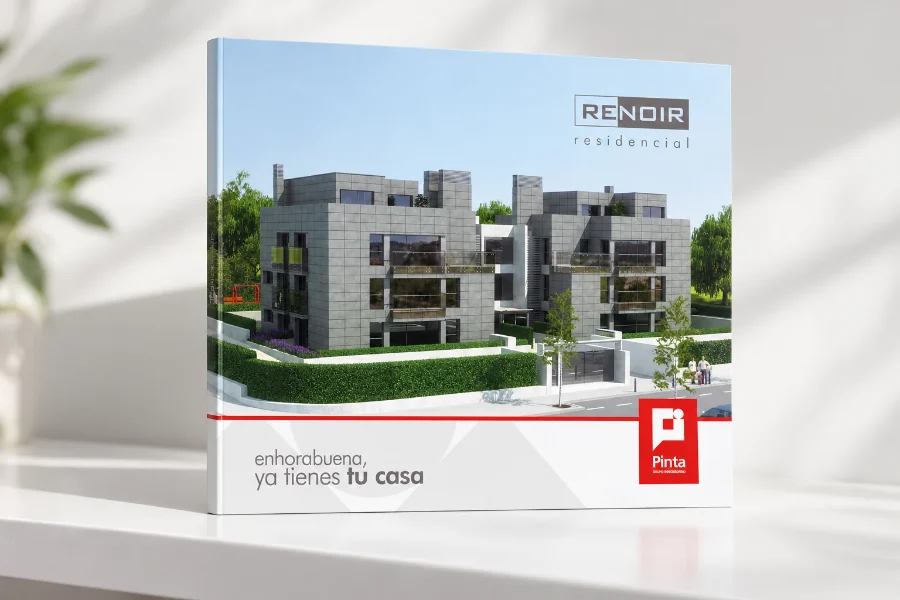 Construcciones Pinta · catálogo Residencial Renoir: folleto